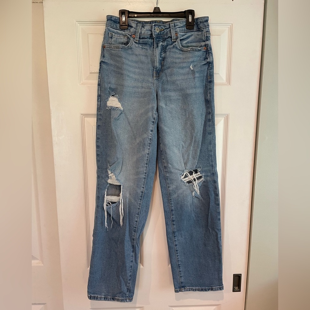 Old Navy High Rise Vintage Ripped Jeans